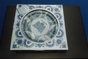 Amsterdam Plate - Delft Blue - Handmade.