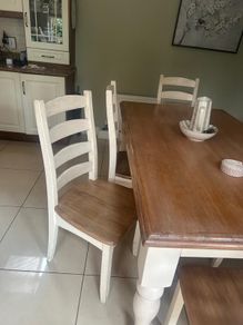 Solid Oak Table and Chairs