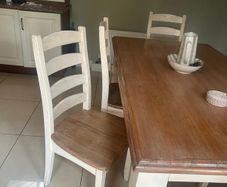 Solid Oak Table and Chairs