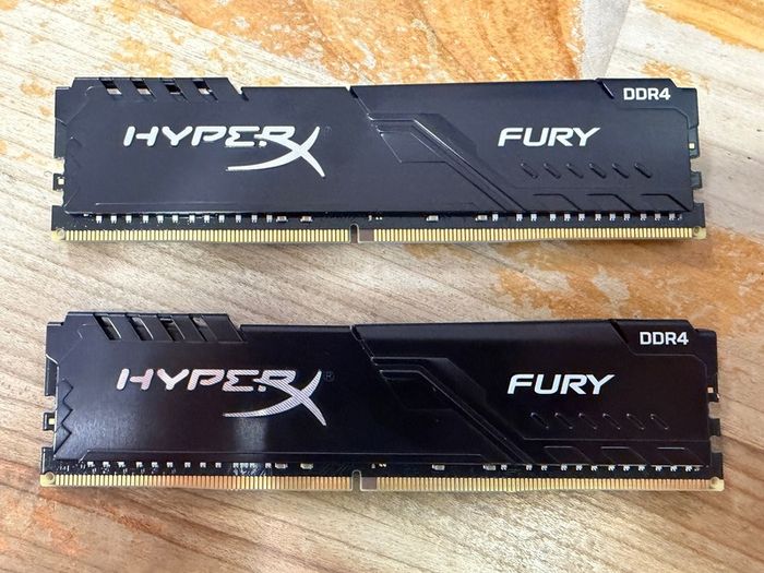 Hyperx Fury 32gb (2x16) Hx426c16fb3k2/32 Ddr4-2666 Cl16 Dimm Kit