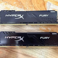 Hyperx Fury 32gb (2x16) Hx426c16fb3k2/32 Ddr4-2666 Cl16 Dimm Kit
