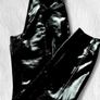 SPANXshape Black Faux Leather Patent High Waisted Sculpting Leggings.Size M Image 5