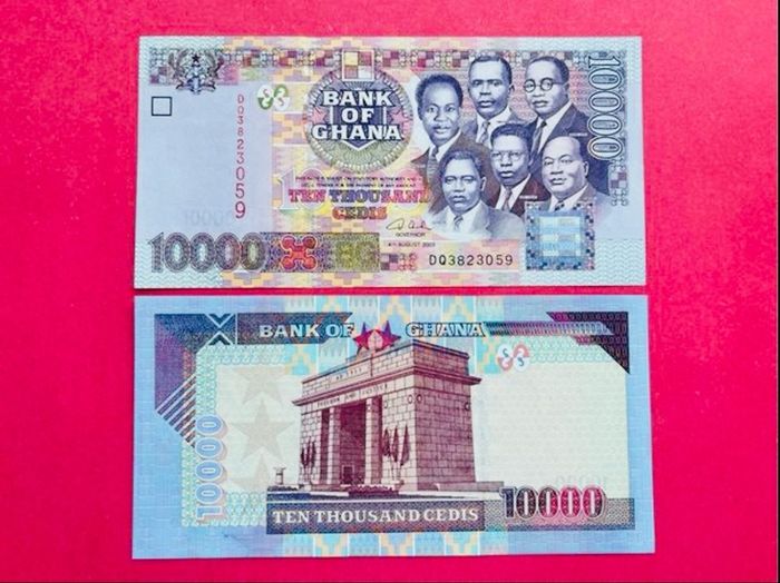Ghana  10,000 Cedis  2003  ( uncirculated )