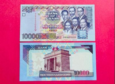 Ghana  10,000 Cedis  2003  ( uncirculated )