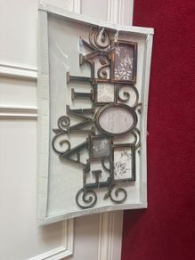 Plastic Brass Effect Photo Frame