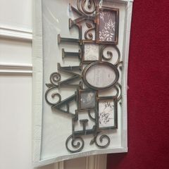 Plastic Brass Effect Photo Frame