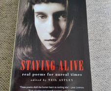 Staying Alive real poems for unreal times 2002 edited by Neil Astley in very good condition with no issues FREE STANDARD POSTAGE INCLUDED