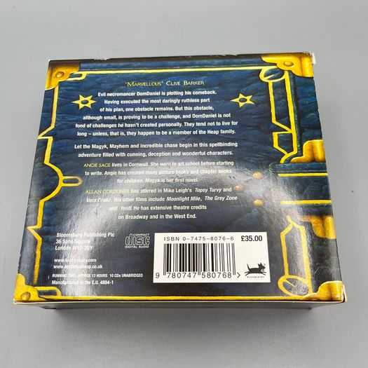 Magyk Septimus Heap book one audiobook 10 CD Box Set 2005 Unabridged