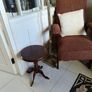 2 solid mahogany side tables Image 4