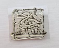 New duck rubber stamp