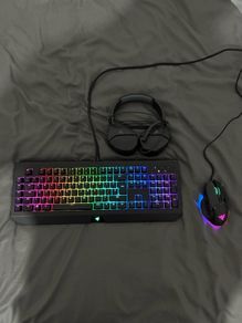Razer Mechanical Keyboard + Razer Mouse + Headset