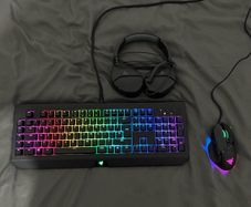 Razer Mechanical Keyboard + Razer Mouse + Headset