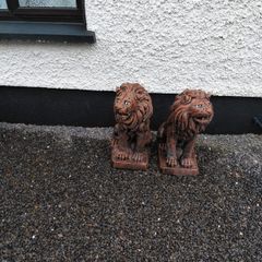 concrete garden statues