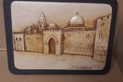 Vintage Jerusalem  Wall Plaque Souvenir