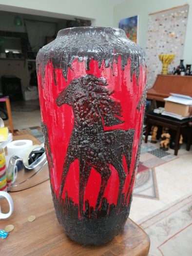 Antique West German Foor Vase