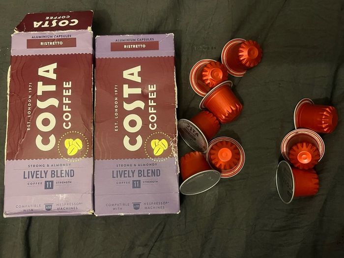Costa nespresso coffee