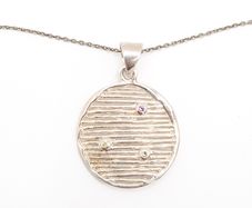 Silver Modernist Necklace