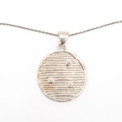 Silver Modernist Necklace