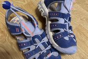 Purple sporty sandals for a girl, size 28 (10)