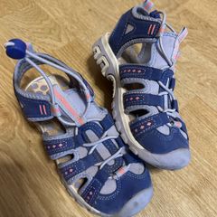 Purple sporty sandals for a girl, size 28 (10)