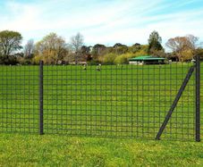 Euro Fence Steel 25x1.7 m Grey