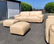 New lower price . real leather sofas