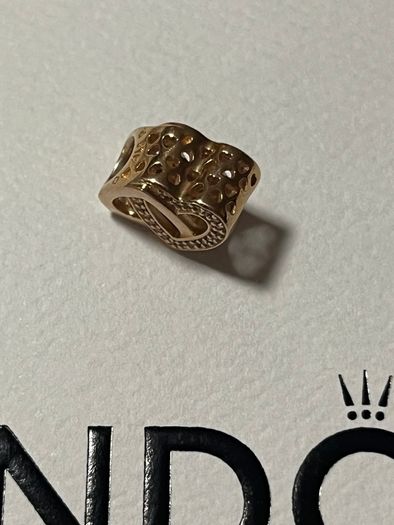 Pandora Rose Gold Plated Entwined Hearts Charm