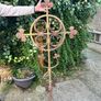 Pair of Victorian Iron Cross Finials Architectural Salvage Image 8