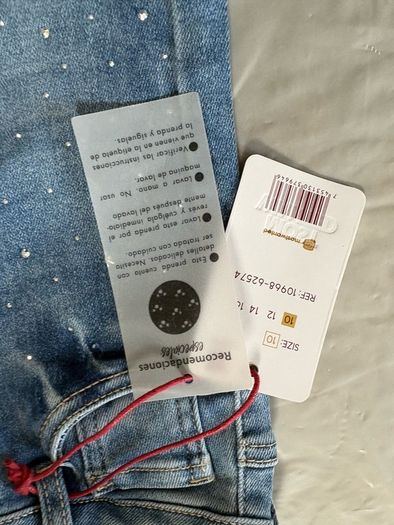 Girls Wide Leg Jeans Size 10