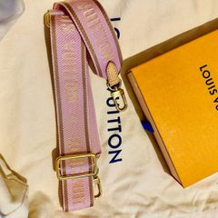 Genuine Louis Vuitton Inscribed Jacquard bag strap