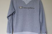 Embroided champion jumper size small grey ptp 19"