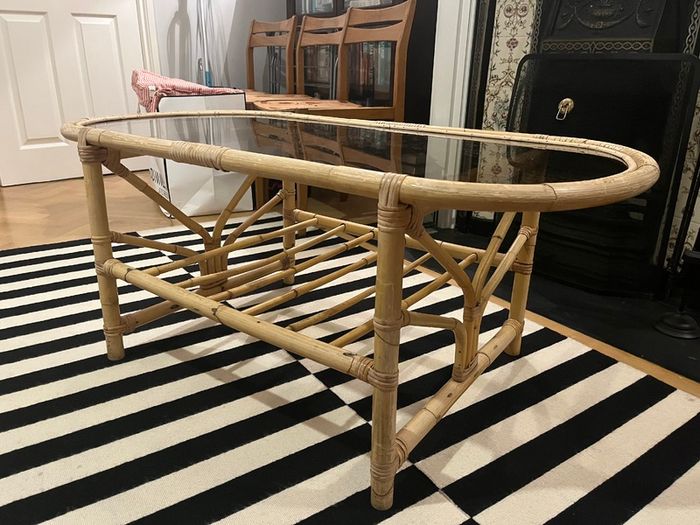 Bamboo coffee table