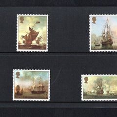 1974 Jersey Artist Marine Paintings by Peter Monamy Commemorative Stamps Presentation Pack