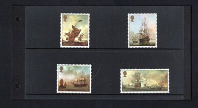 1974 Jersey Artist Marine Paintings by Peter Monamy Commemorative Stamps Presentation Pack