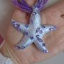Statement necklace,Starfish necklace,Summer jewellery,Necklace Image 3