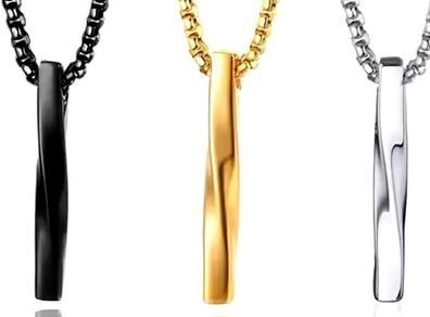 The Mobius Pendant Necklace  Timeless Design, Custom Engraving Available By R'Laith