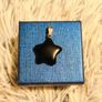 Black Star Pendant Glossy Statement Charm Image 6