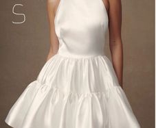 Meshki Satin Halter Dress