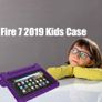 For Amazon Fire 7 2019 Case Kids Shockproof Tablet Smart Cover Handle EVA New Purple Image 4