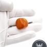 Brutalist Baltic Amber Silver Brooch Image 6