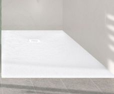 Evineo ineo05 shower tray. White, 140 by 100