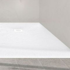 Evineo ineo05 shower tray. White, 140 by 100