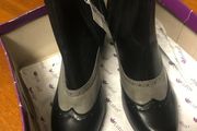 Ladies leather ankle