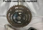 Crankset / Crank / Triple Chainset 48 - 38 - 28