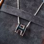 Hermes Pop H Pendant & Chain - Black with Rose Gold Image 8