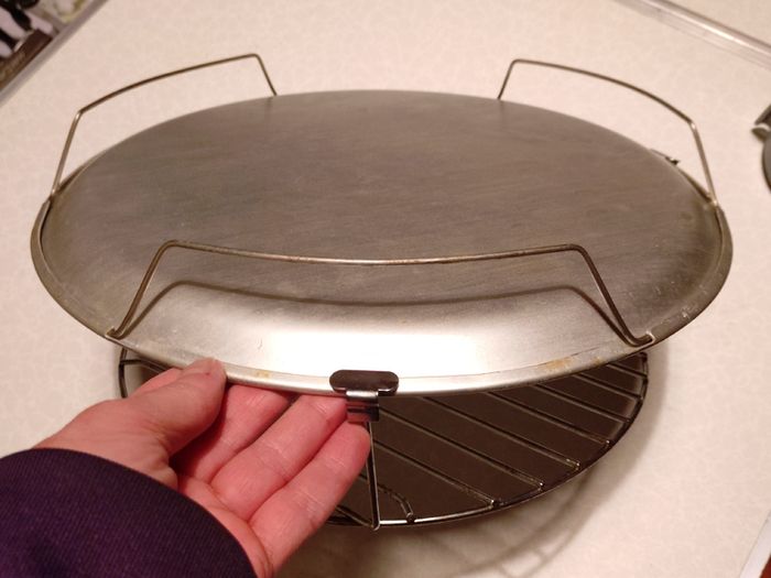Light Metal Kitchen Tray (used).