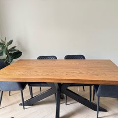 Dining Table - 1.8M Rectangle Rustic Oak