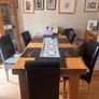 Stunning Dining room table and six chairs Image 4