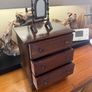 Antique Apprentice Chest & Cheval Mirror Image 8