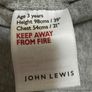 John Lewis boys hooded jacket - age 3 Image 2